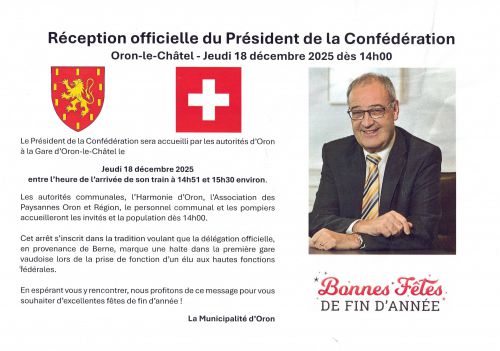 Réception de M. Guy Parmelin